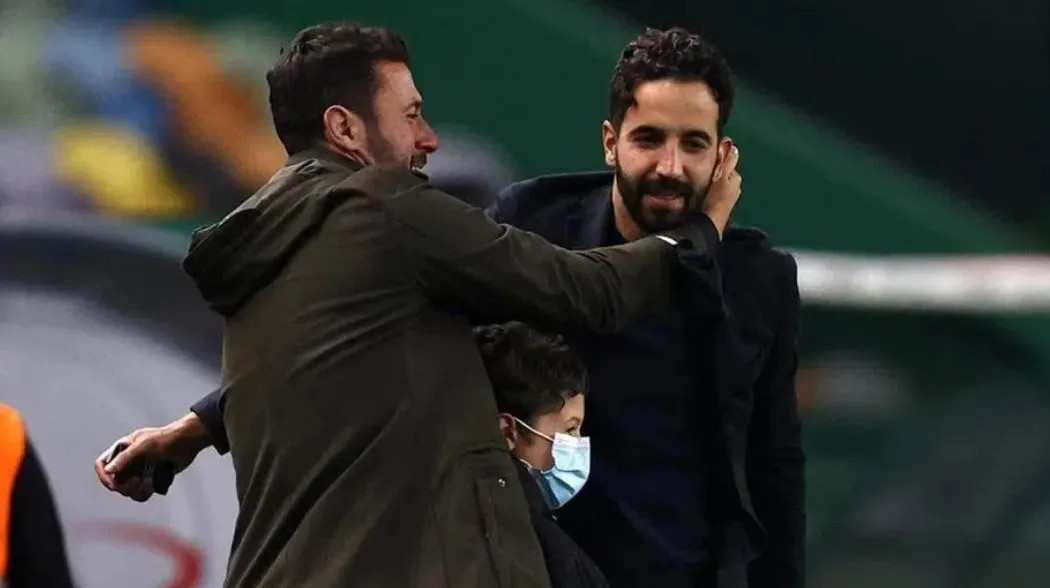 太阳报:阿莫林与曼城总监维亚纳亲如兄弟,两家常常一起聚餐